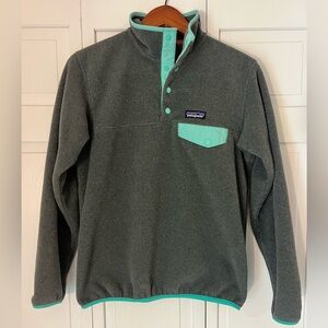 Women’s Patagonia Synchilla Fleece Gray/blue Size Small
